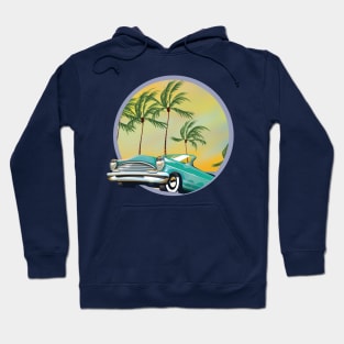 American Car in the Sunset Hoodie